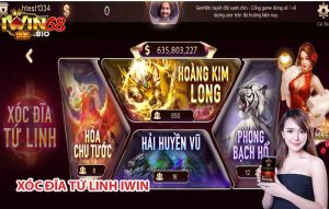 Xóc Đĩa Tứ Linh là trò đỏ đen rất hot trên hệ thống iWin